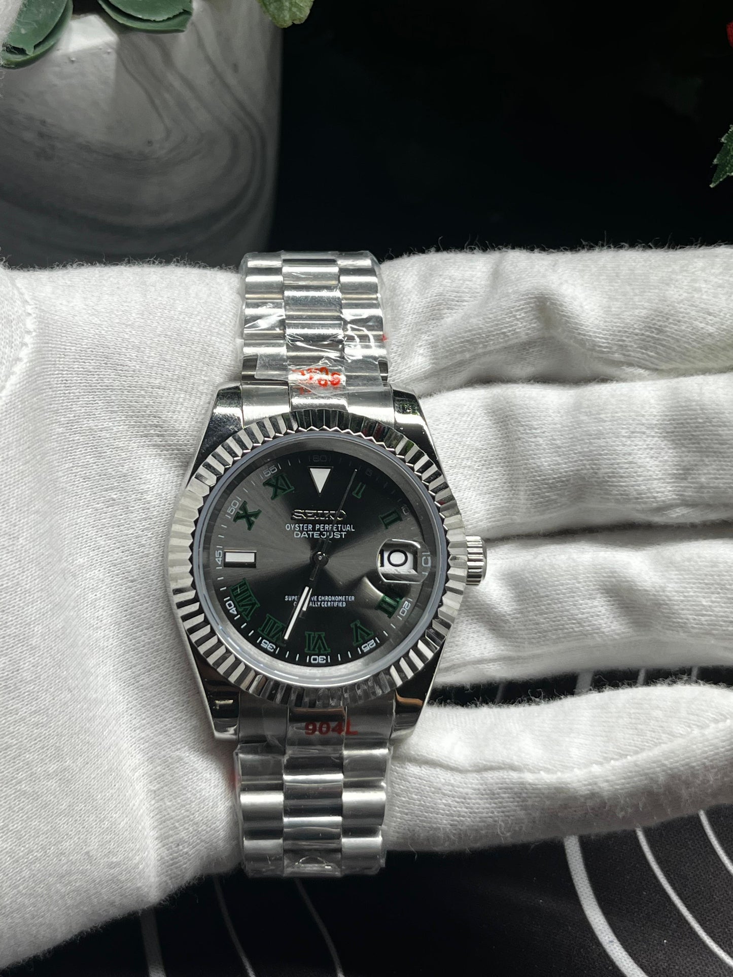 Seiko Mod Datejust Classic Wimbledon