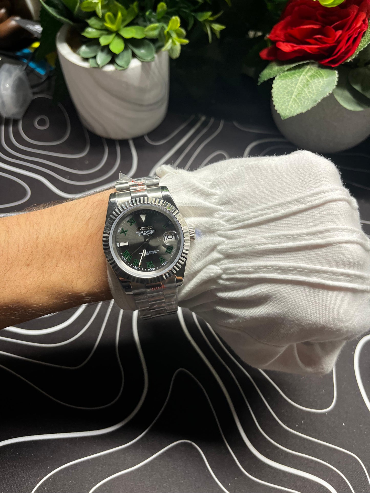 Seiko Mod Datejust Classic Wimbledon