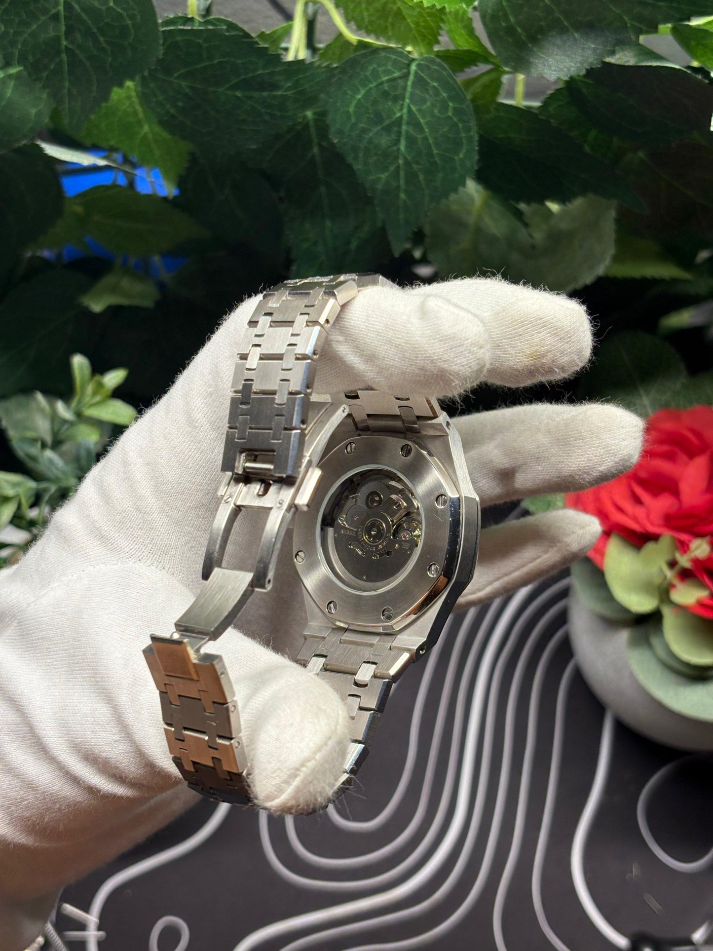 Seiko Mod Royal Oak Olive Green