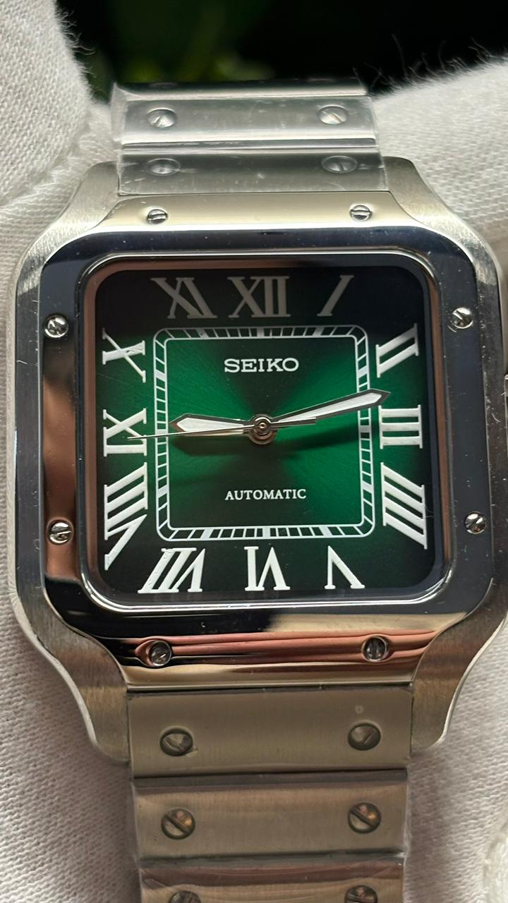 Seiko Mod Santos Green