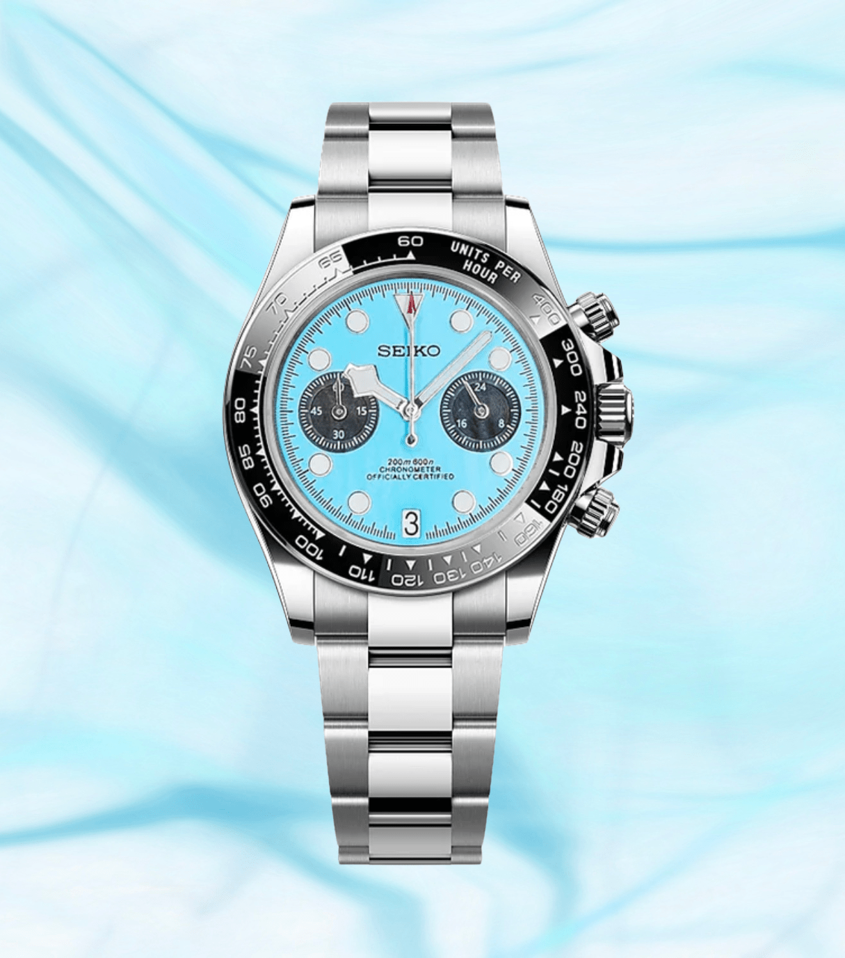 Seiko Mod Black Bay Chrono Cabana Blue