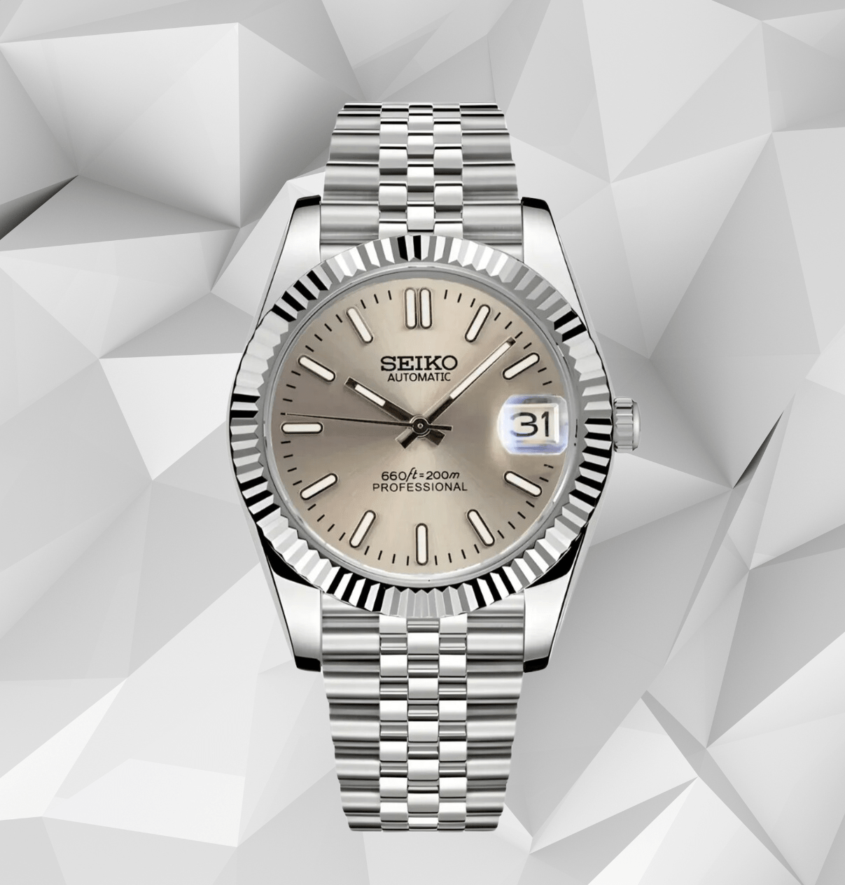 Seiko Mod Datejust Classique Bronze