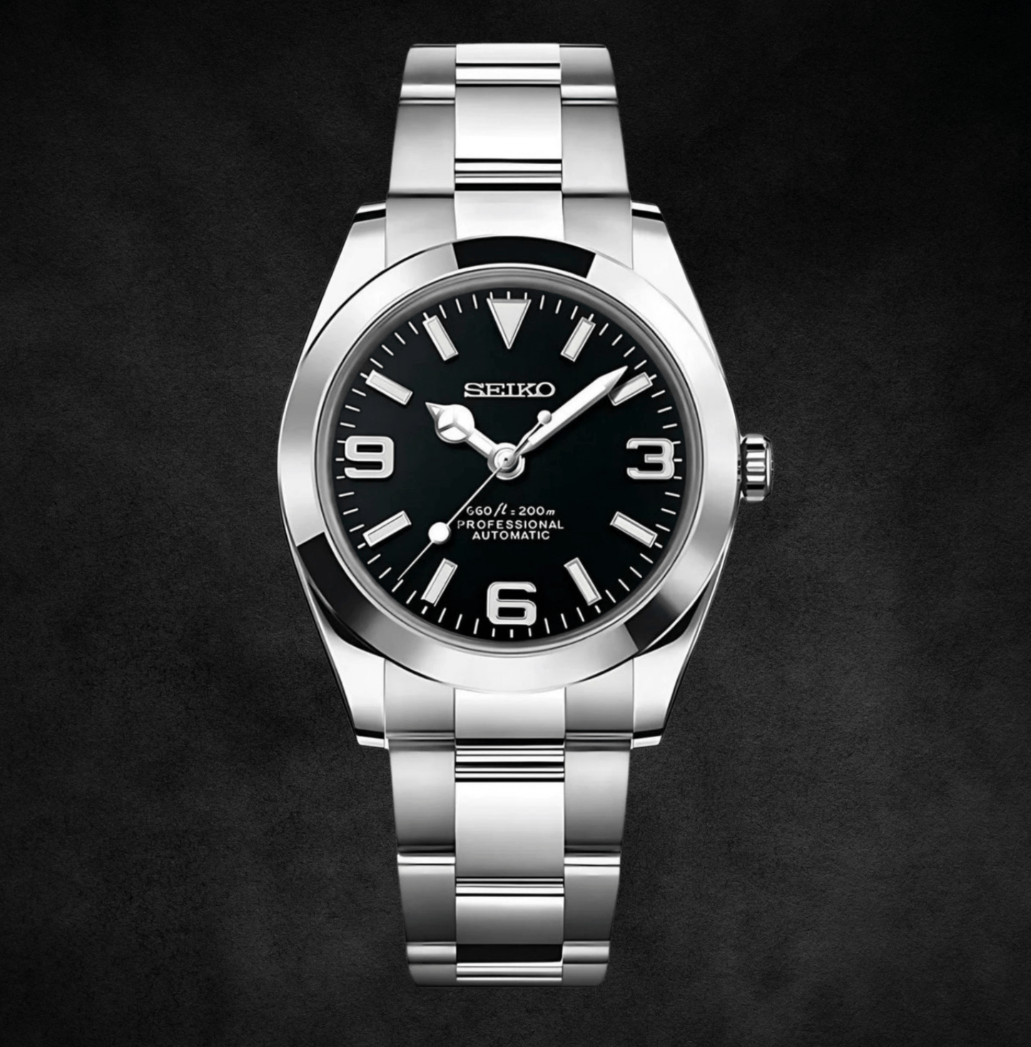 Seiko Mod Oyster Perpetual Noir