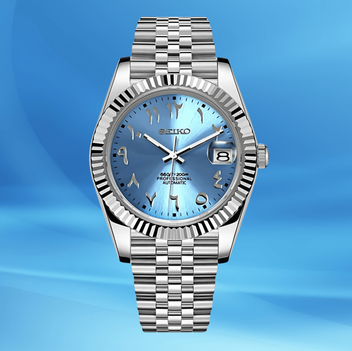 Seiko Mod Datejust Tiffany Arabe