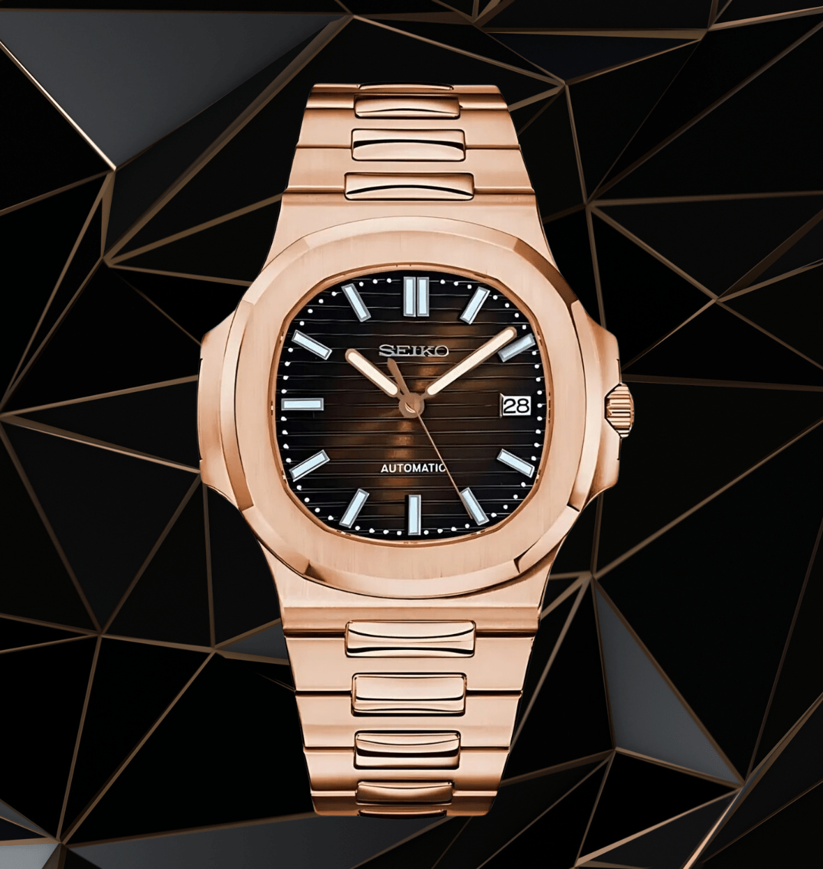 Seiko Mod Nautilus Chocolat