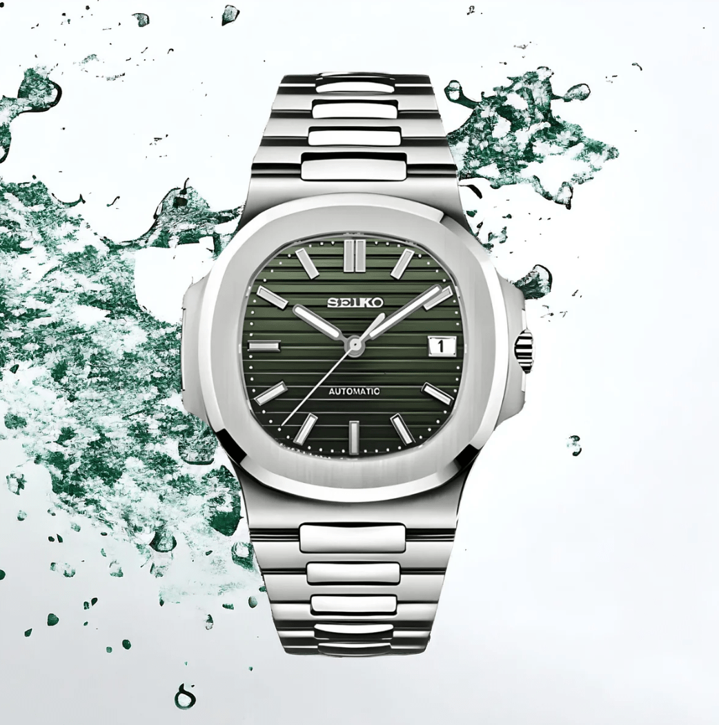 Seiko Mod Nautilus Vert Olive