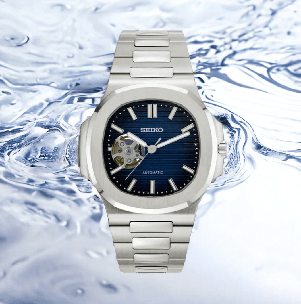Seiko Mod Nautilus (Cœur ouvert) Bleu foncé
