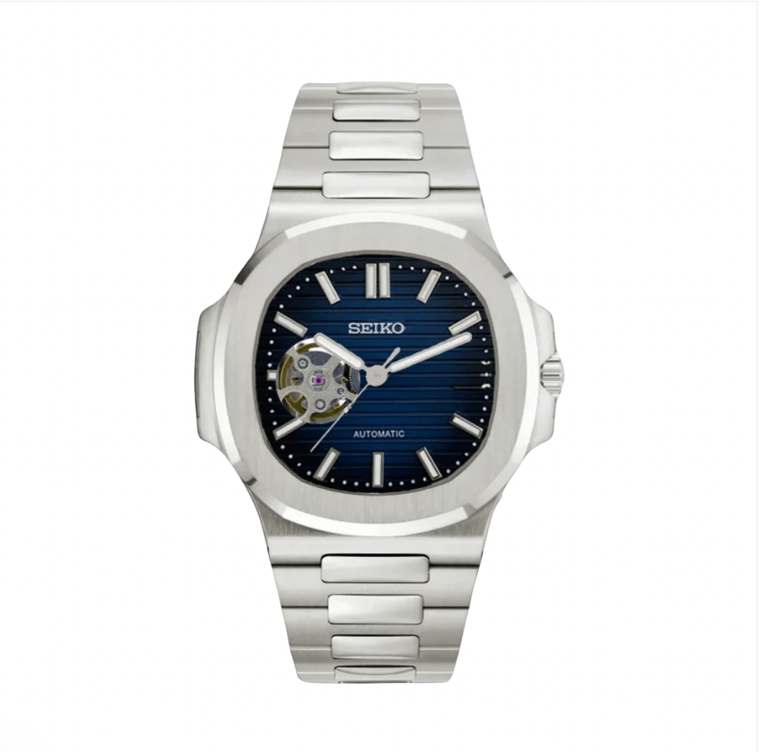 Seiko Mod Nautilus (Cœur ouvert) Bleu foncé