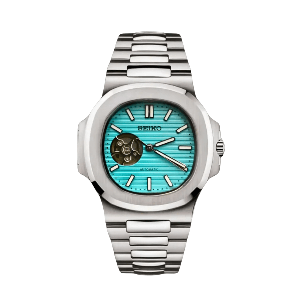 Seiko Mod Nautilus (Cœur ouvert) Bleu Tiffany