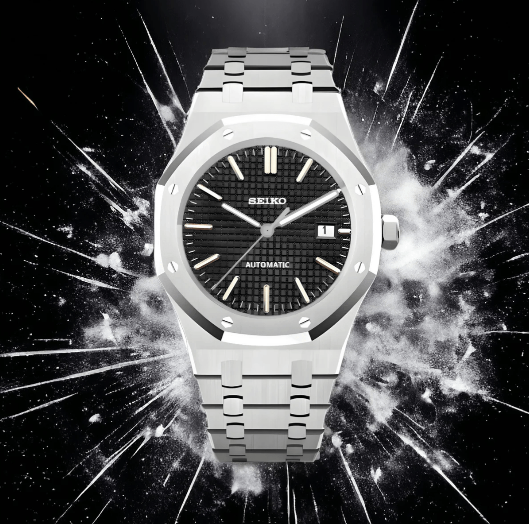 Seiko Mod Royal Oak Classic Black