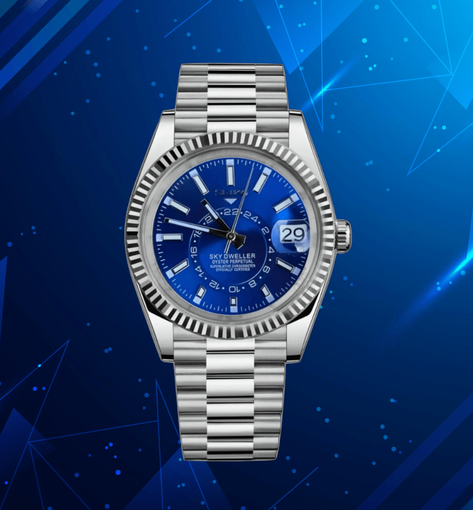 Seiko Mod Sky-Dweller ‘Steel Blue’