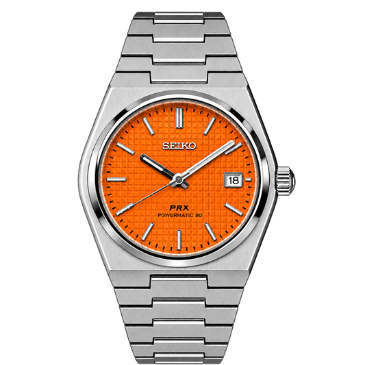 Seiko Mod SeikoPRX Orange – custom Seiko mod watch by YG MODS