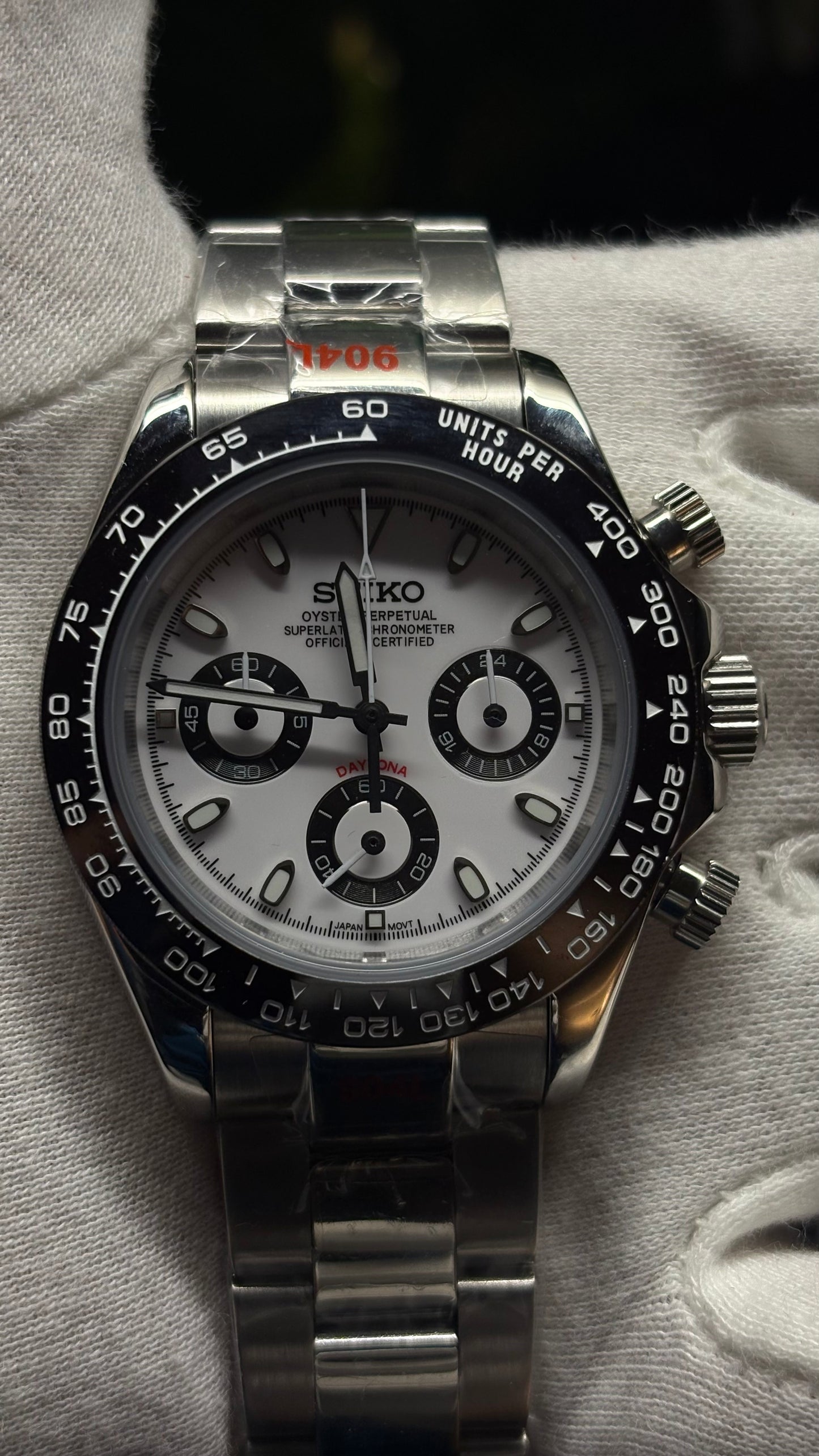 Seiko Mod Daytona Panda