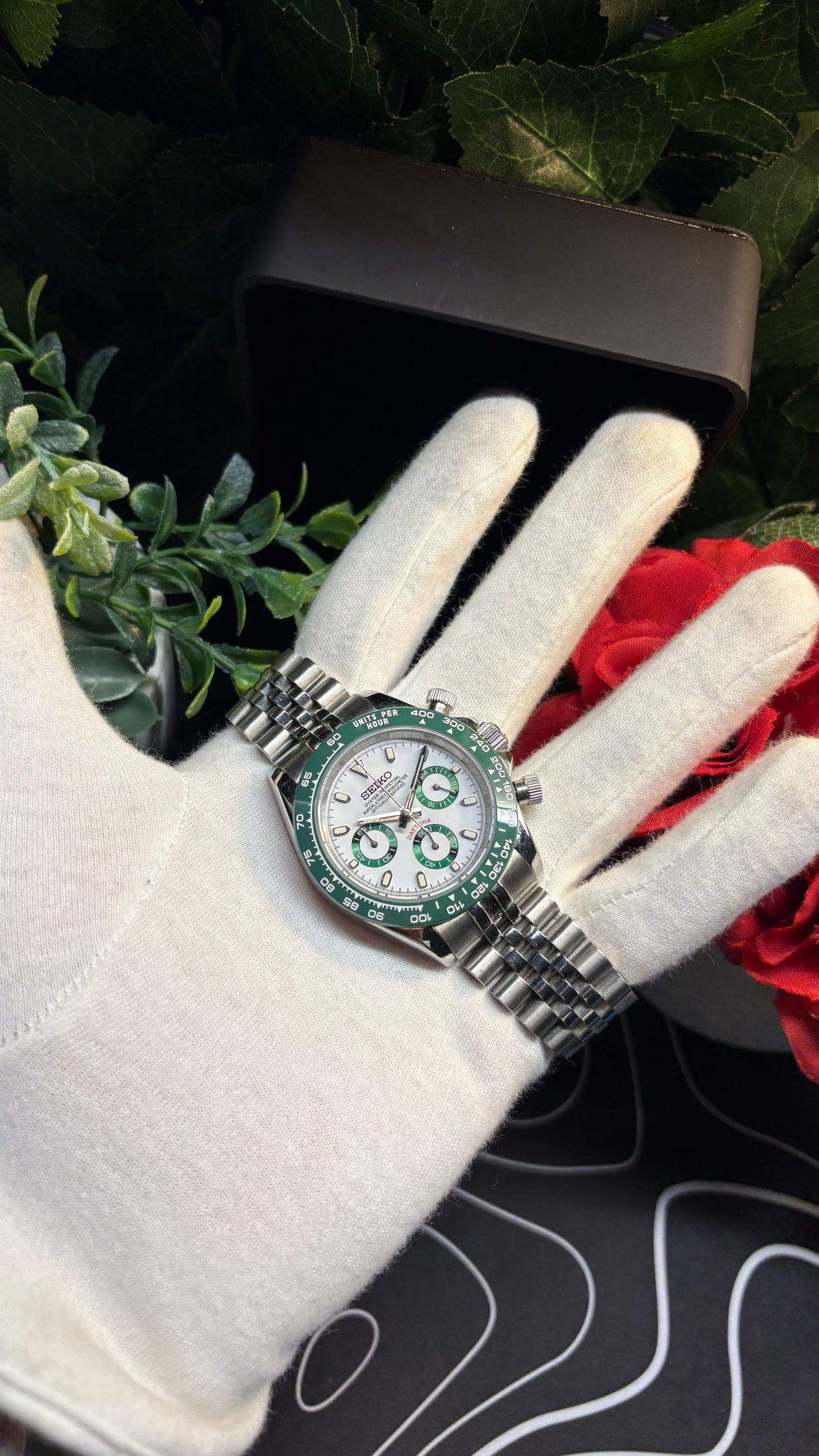 Seiko Mod SeikoTona Alpine Green Racer
