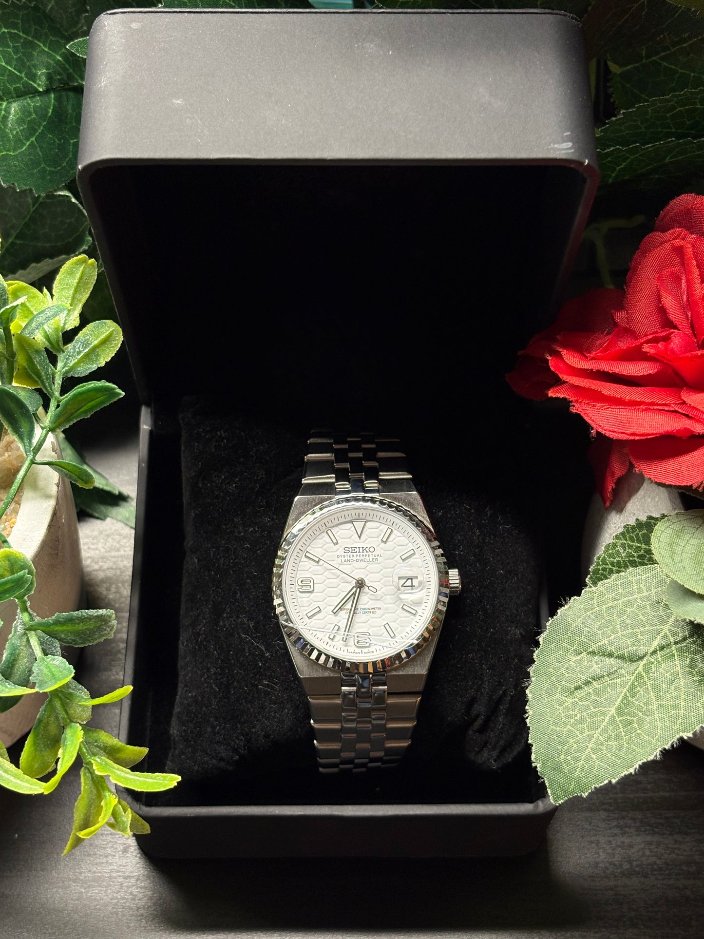 Seiko Mod Land-Dweller Pearly Frost