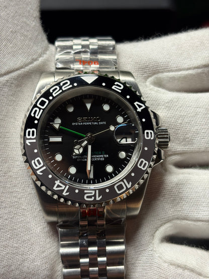 Seiko Mod GMT Bruce Wayne