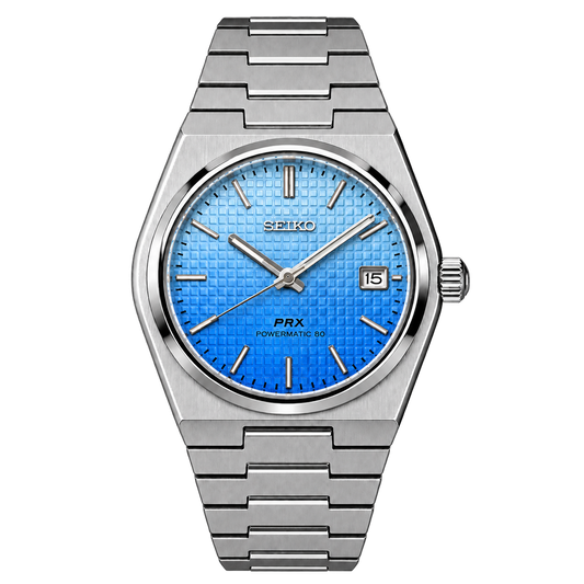 Seiko Mod SeikoPRX Blue Gradient – custom Seiko mod watch by YG MODS