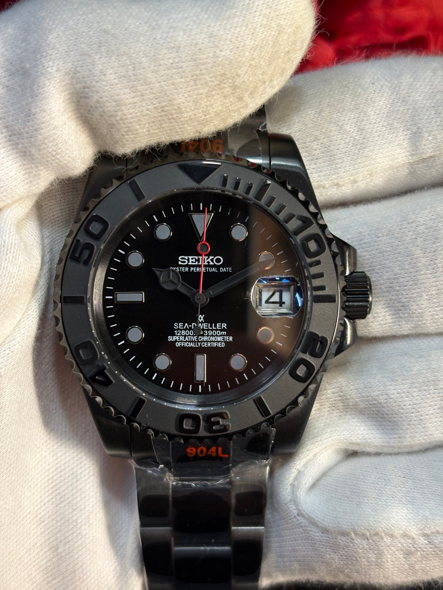 Seiko Mod Triple black V2