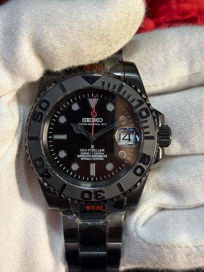 Seiko Mod Triple black V2