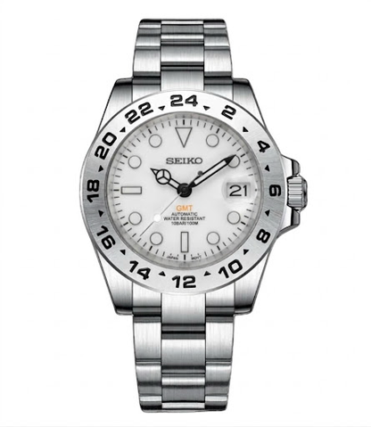 Seiko Mod SeikoXplorer II White – custom Seiko mod watch by YG MODS