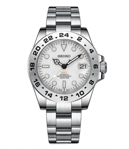 Seiko Mod SeikoXplorer II White – custom Seiko mod watch by YG MODS