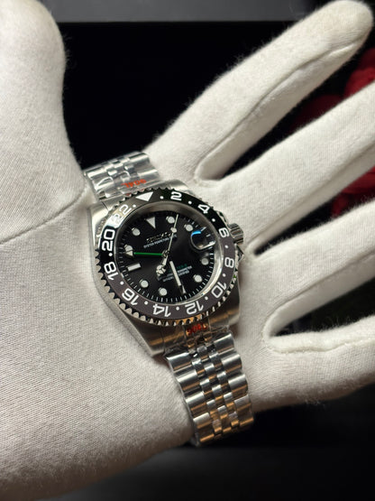 Seiko Mod GMT Bruce Wayne