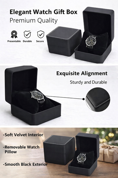 Premium Watch Travel box - Black