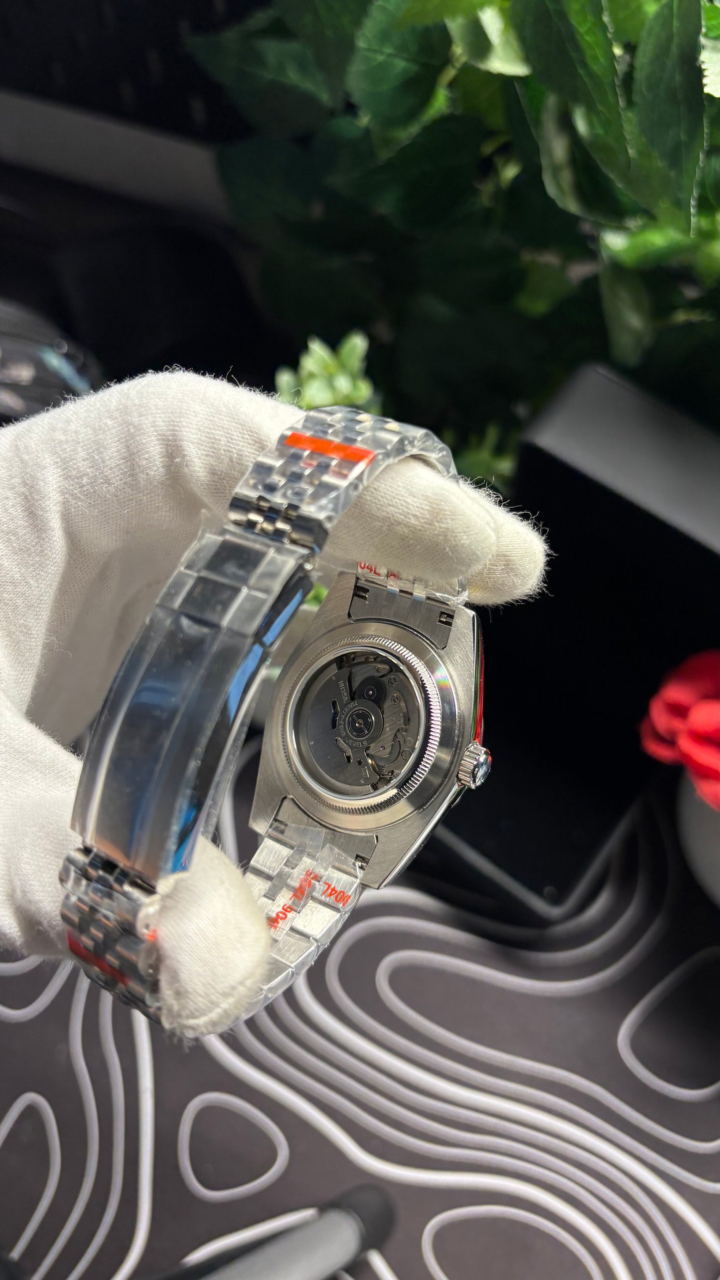 Seiko Mod Datejust Arabe Noir