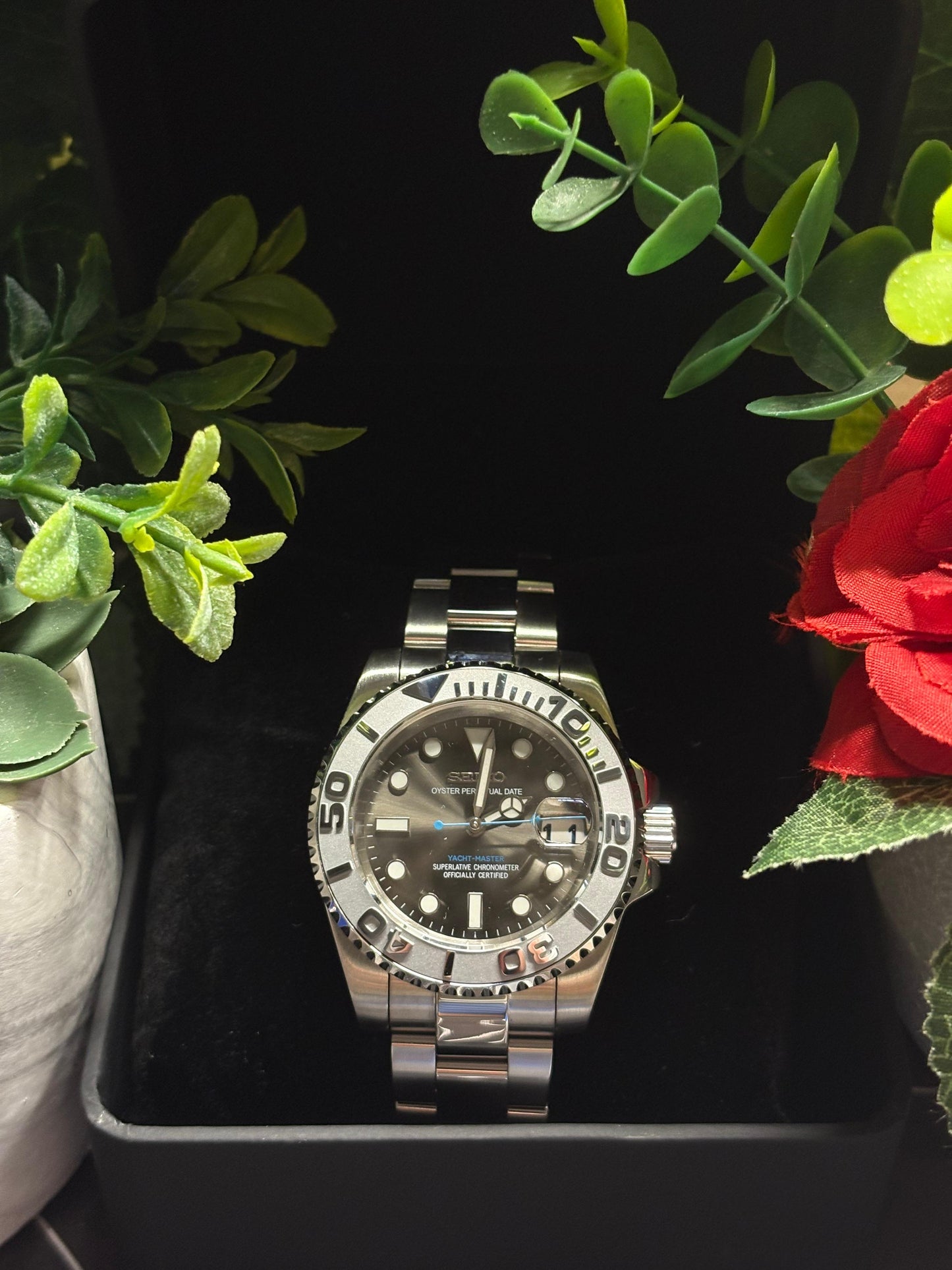 Seiko Mod Submariner Silver
