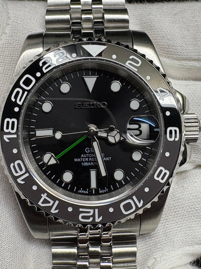 Seiko Mod GMT Bruce Wayne