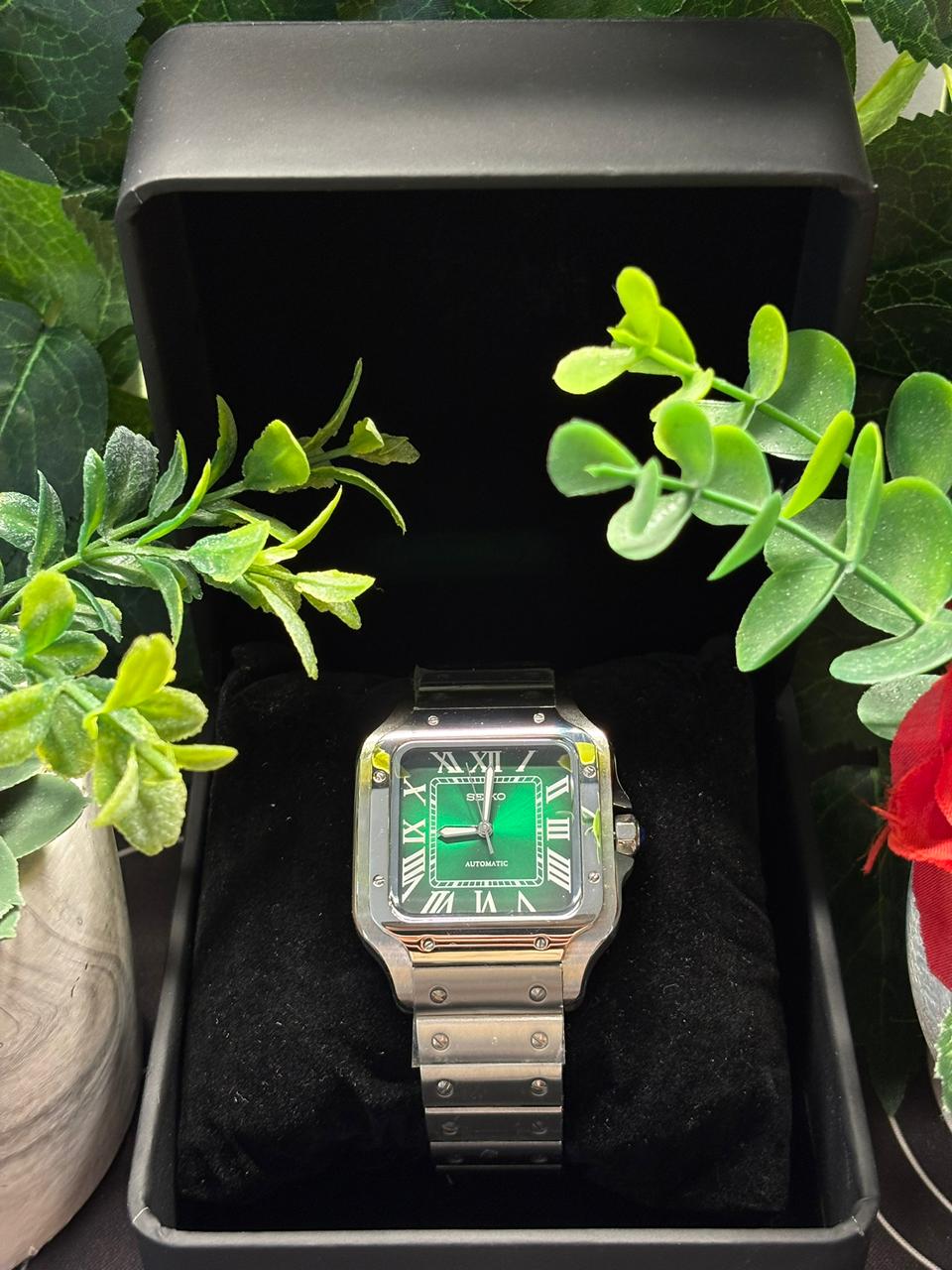 Seiko Mod Santos Green