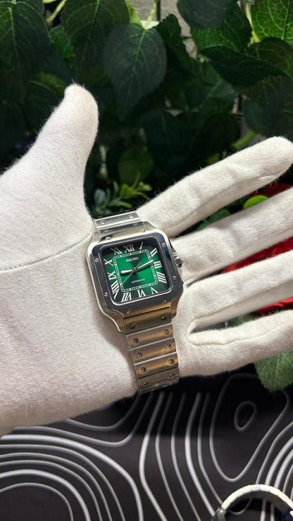 Seiko Mod Santos Green