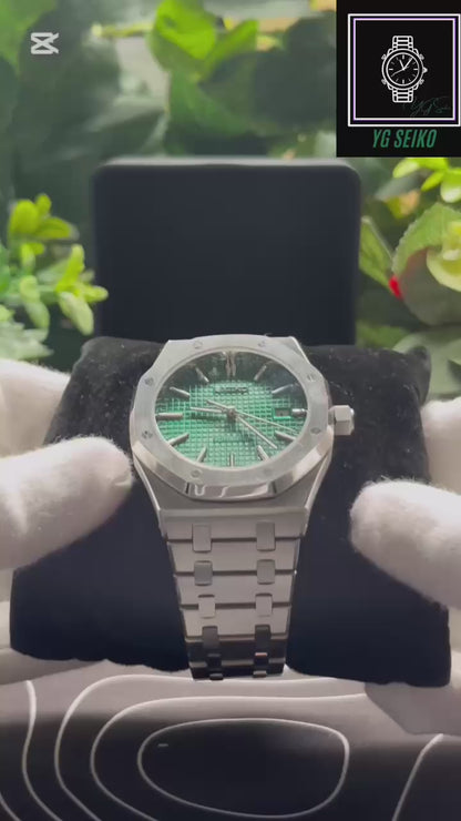 Seiko Mod Royal Oak Green