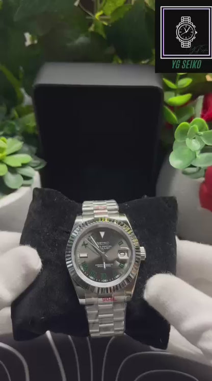 Seiko Mod Datejust Classique Wimbledon