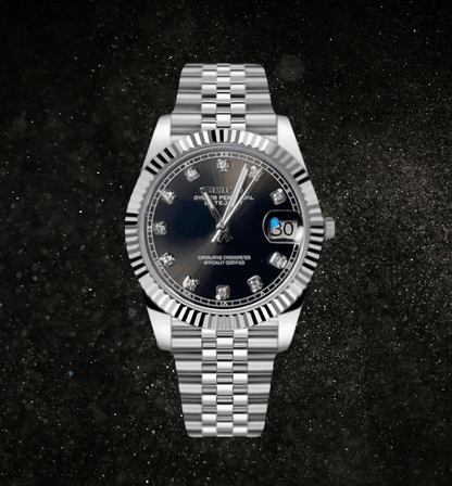 Seiko Mod Datejust Gem Noir
