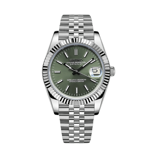 Seiko Mod Datejust Vert Olive