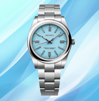 Seiko Mod Oyster Perpetual Tiffany Blue