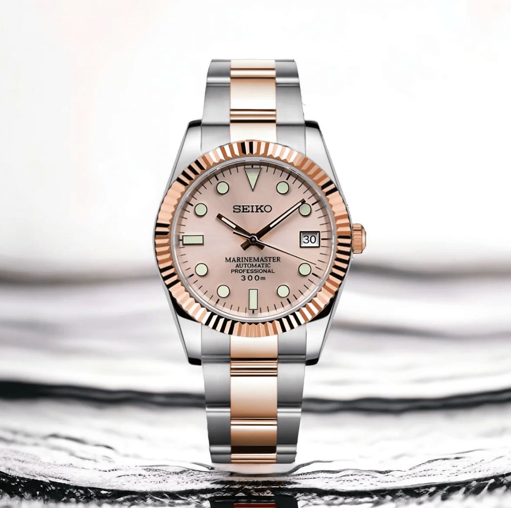 Seiko Mod Datejust Panthère Rose
