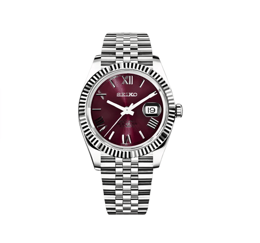 Seiko Mod Datejust Roman Violet