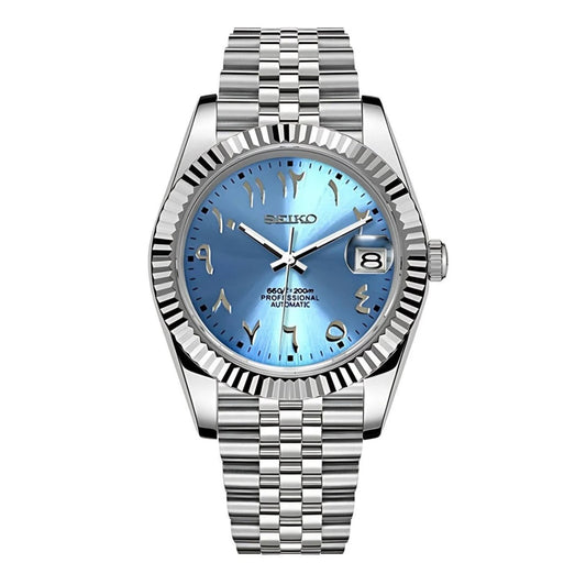 Seiko Mod Datejust Tiffany Arabe