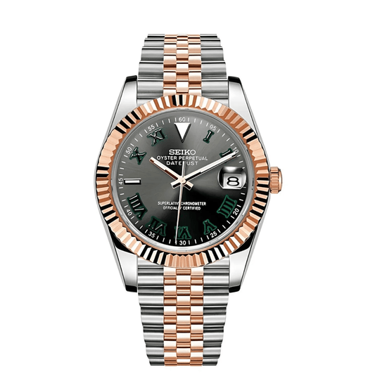 Seiko Mod Datejust Wimbledon bicolore