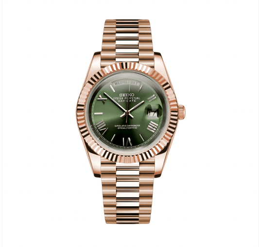 Seiko Mod Day-Date Vert Menthe