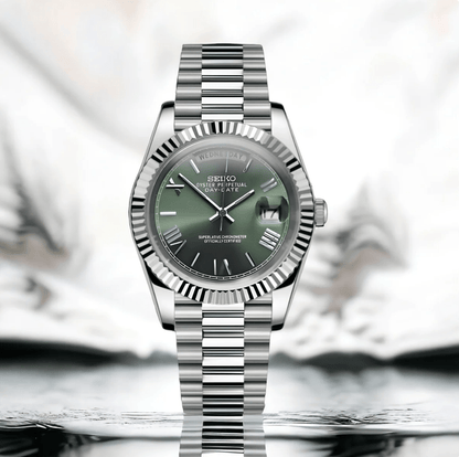 Seiko Mod Day-Date Vert Olive