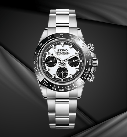 Seiko Mod Daytona White Ceramic