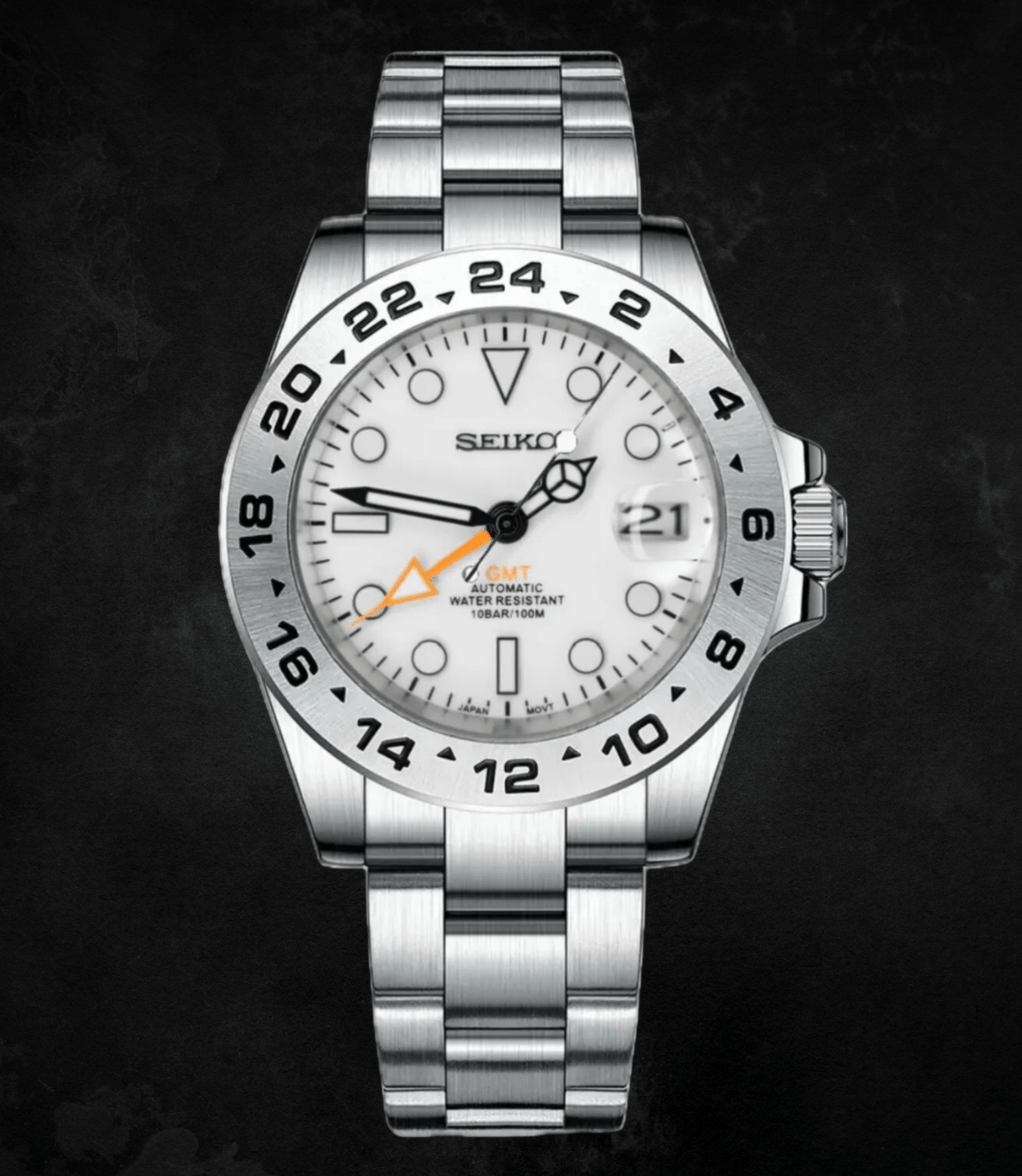 Seiko Mod Explorer II Blanc