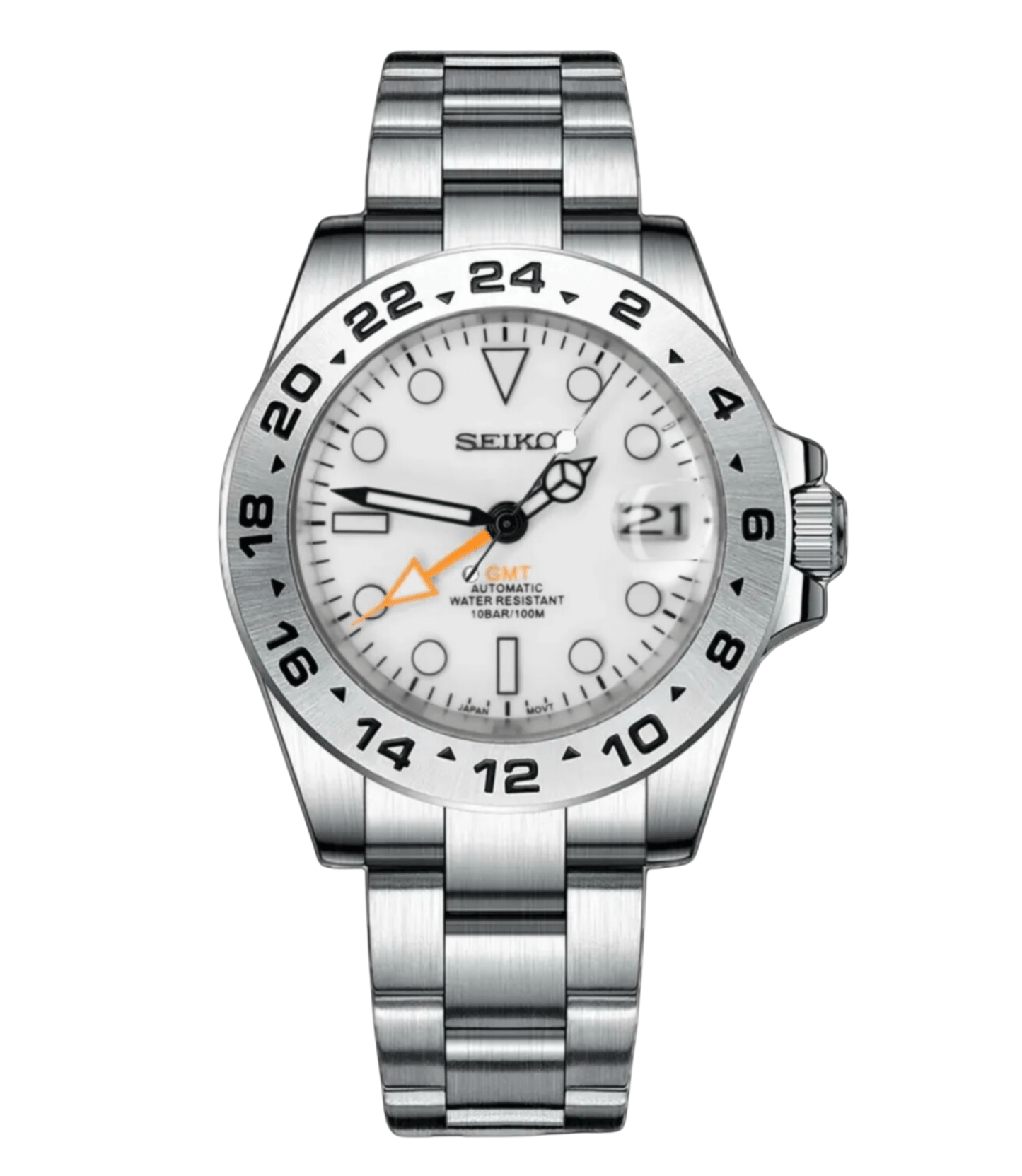 Seiko Mod Explorer II Blanc