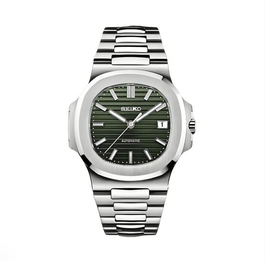 Seiko Mod Nautilus Vert Olive