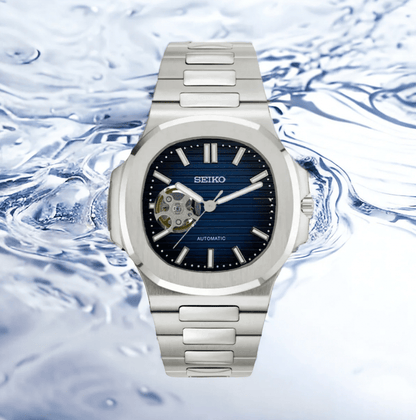 Seiko Mod Nautilus (Cœur ouvert) Bleu foncé