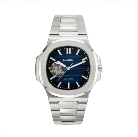 Seiko Mod Nautilus (Cœur ouvert) Bleu foncé