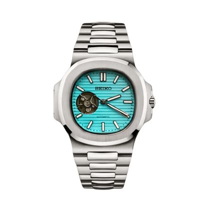 Seiko Mod Nautilus (Cœur ouvert) Bleu Tiffany